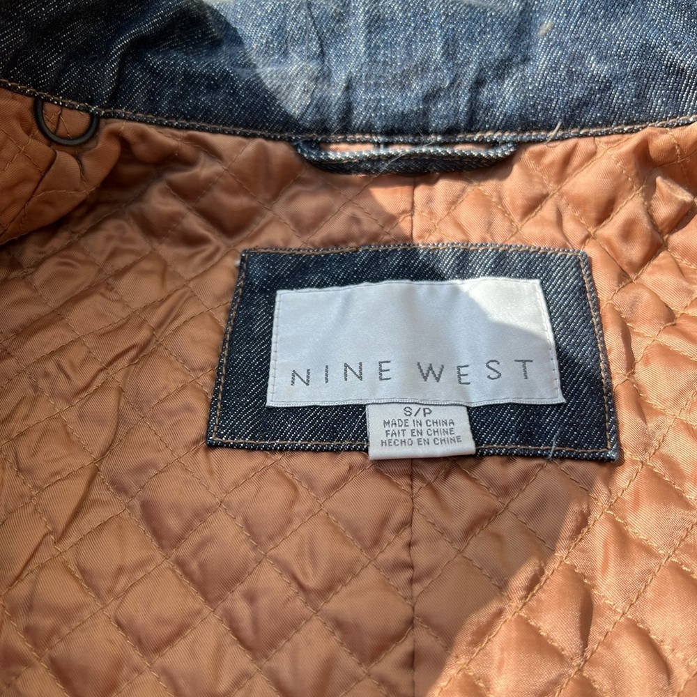 Nine West Denim Jacket with Quilted Lining - Picture 5 of 8